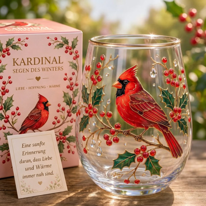 🌸 Limitierte Edition 2026 · Kolibri-Garten Glasbecher☀️☕