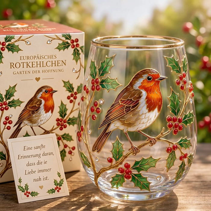 🌸 Limitierte Edition 2026 · Kolibri-Garten Glasbecher☀️☕