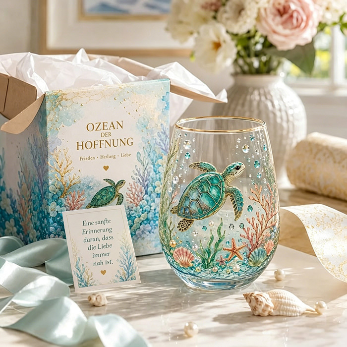 🌸 Limitierte Edition 2026 · Kolibri-Garten Glasbecher☀️☕