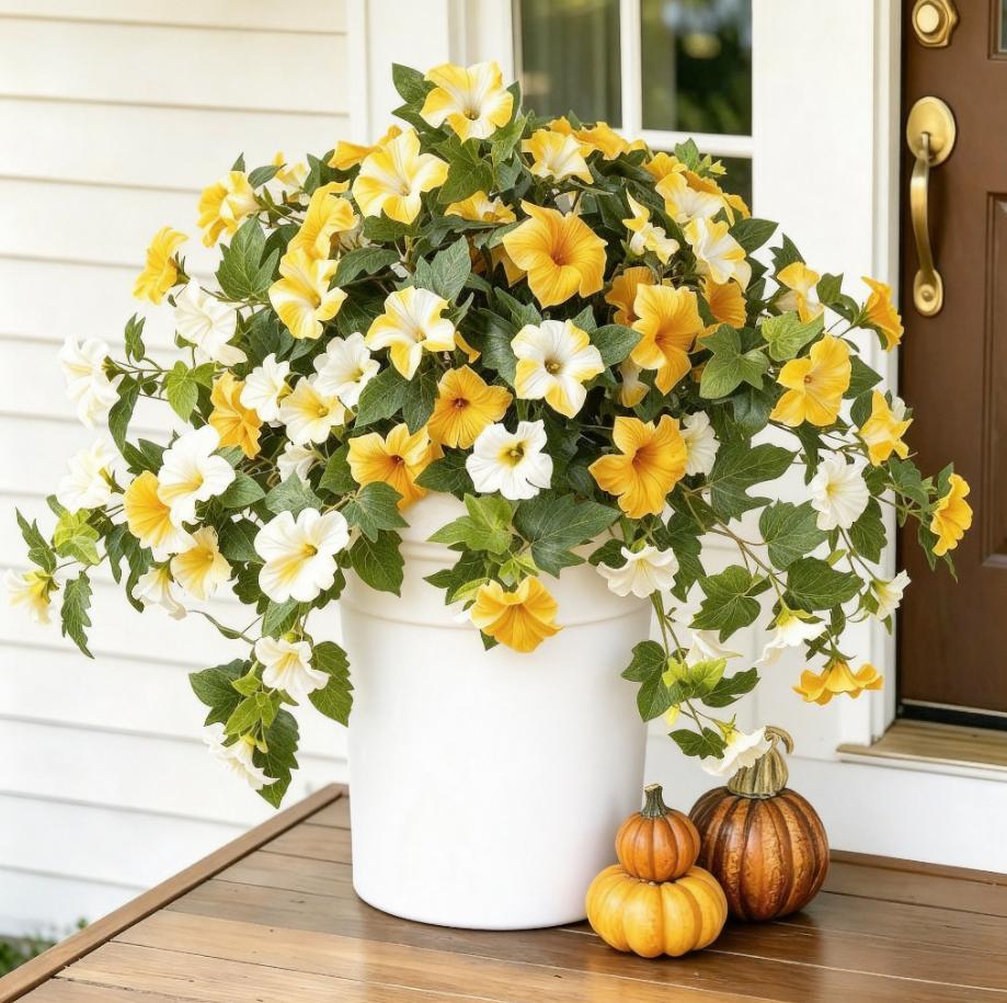 🔥Last Day 70% OFF🔥UV Resistant Faux Petunia Flowers – Fade-Proof Outdoor Floral Decor