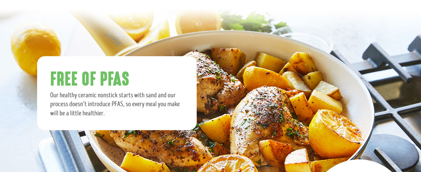GreenLife, Soft Grip, Ceramic Nonstick, Cookware, Sets, Frying Pan, Colorful, Toxin-Free, PFAS-Free