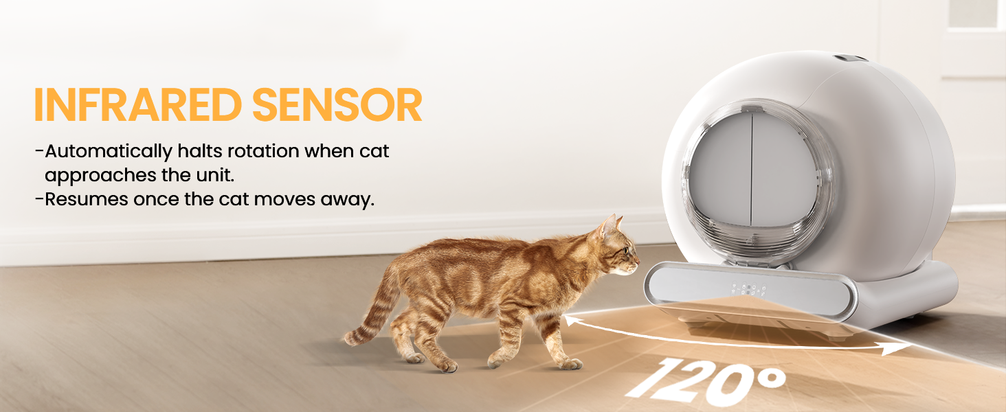 cat litter box automatic cleaning