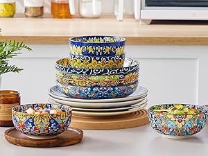 Dinnerware Set Service for 4