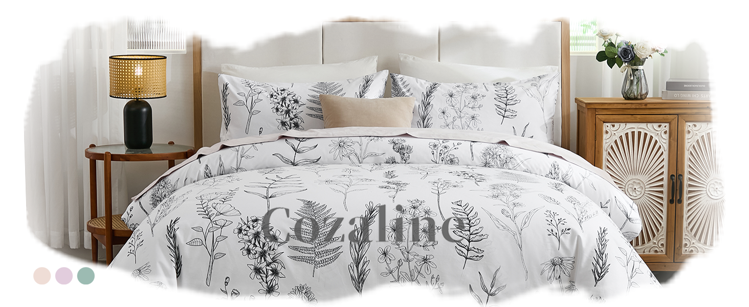 floral duvet cover set