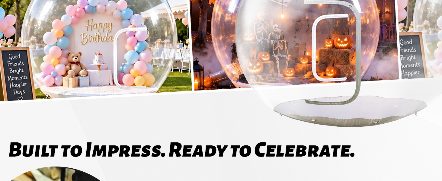 Inflatable Snow Globe Bubble