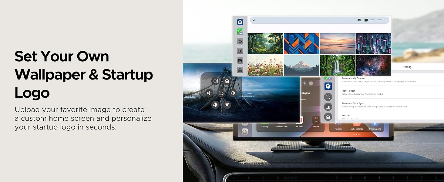 single din apple car play