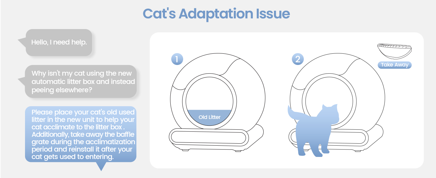cat litter box automatic cleaning large