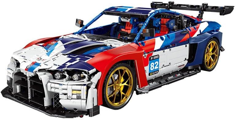 Super Sports Car 1:8 Scale Model Building Blocks Kit, Technik Car Building Blocks for Adults & Teens, Authentically Detailed Build and Display Model for Home or Office Décor(4556pcs)