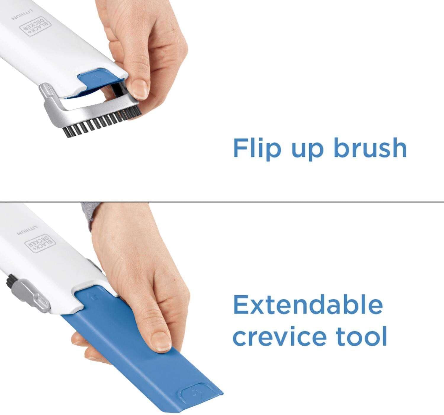 Handheld Vacuum, Cordless Car Vacuum Portable 12V, with Rotating and Extendable Nozzle (HHVI320JR02)