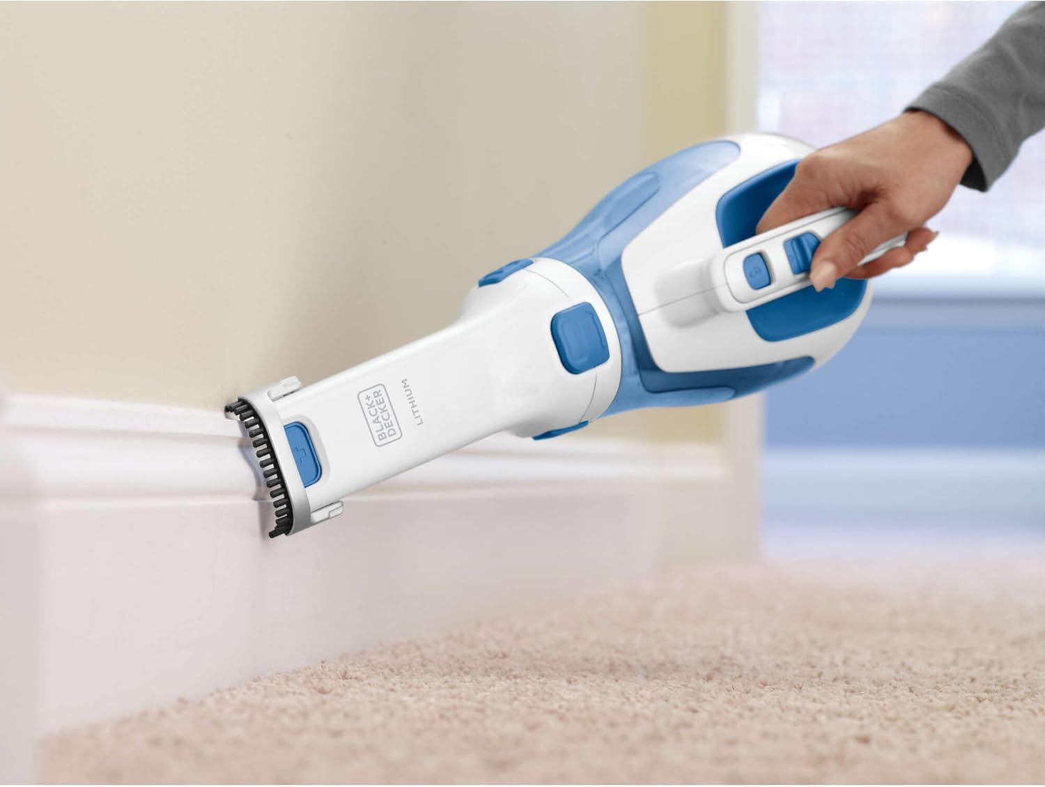 Handheld Vacuum, Cordless Car Vacuum Portable 12V, with Rotating and Extendable Nozzle (HHVI320JR02)