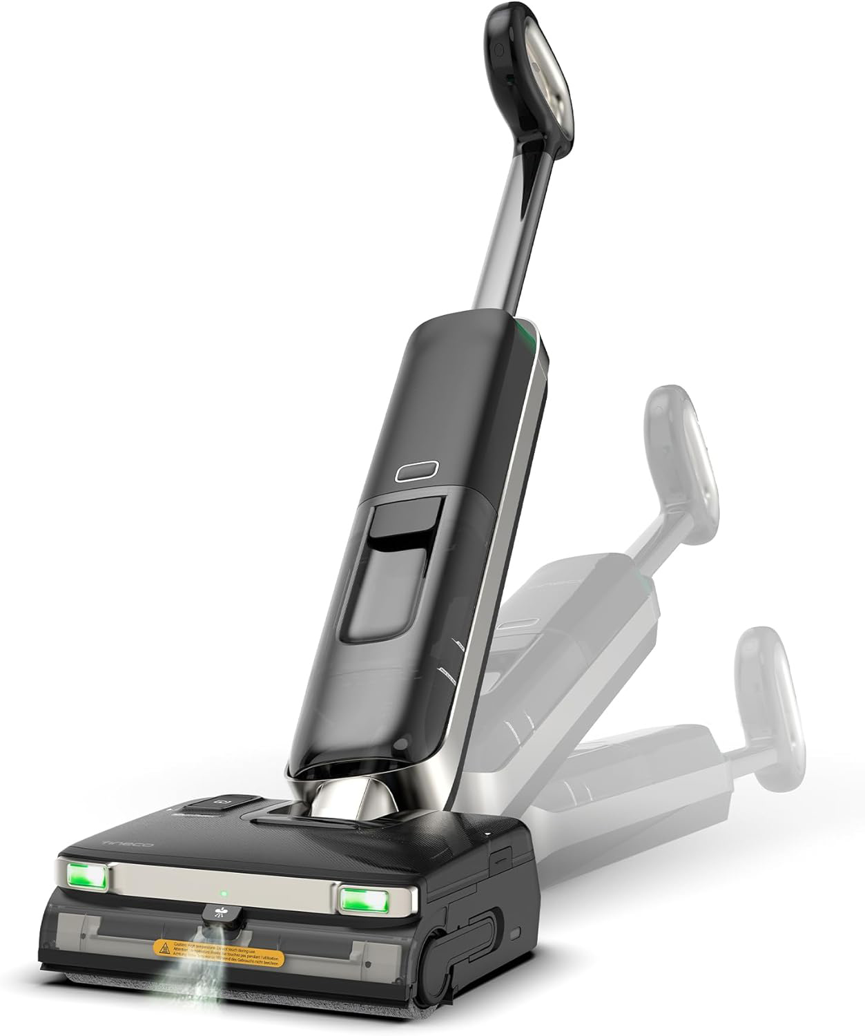 Floor ONE S6 Master Wet Dry Vacuum Cleaner, 20kPa Suction Vacuum Mop with Dual-Edge Cleaning, 45 Min Runtime (Quite Mode), 185°F Flashdry, 4inch Ultra-Slim