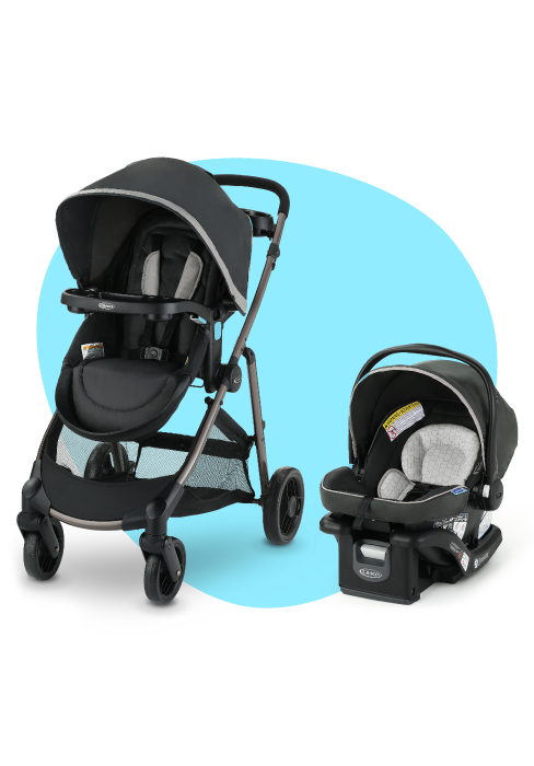 Graco Modes Pramette 3-in-1 Travel System Modes Element reversible child adjustable car seat infant