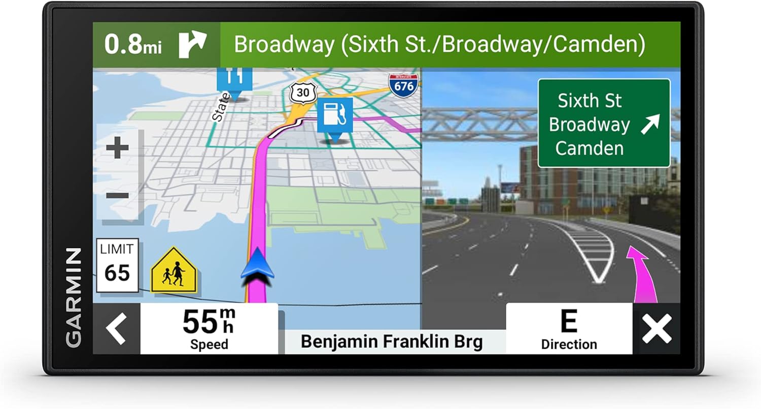Garmin DriveSmart 76, 7-inch Car GPS Navigator with Bright, Crisp High-Resolution Maps and Garmin Voice Assist