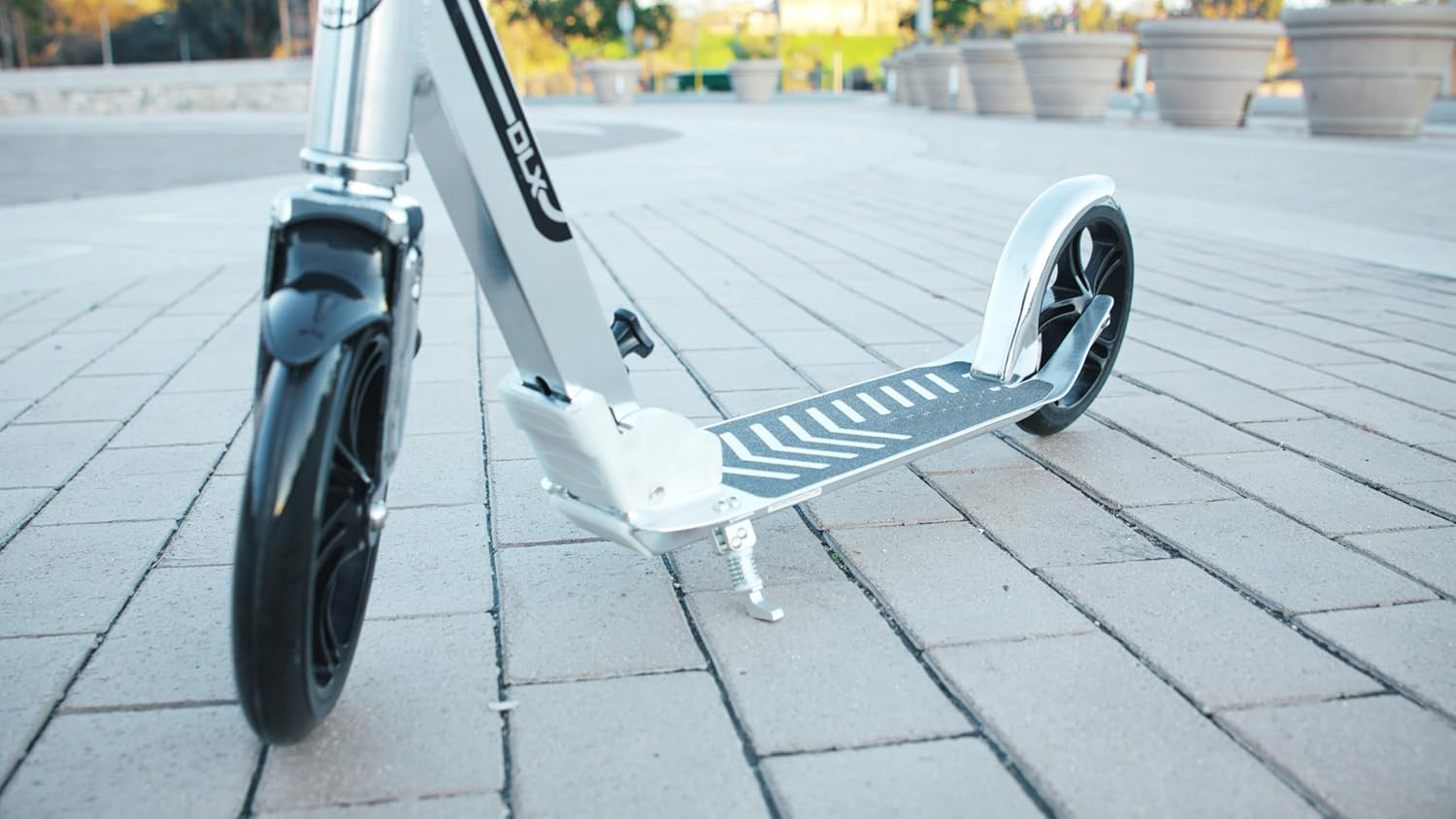 A5 DLX Kick Scooter for Kids Ages 8+ - 8" Urethane Wheels, Foldable, Anti-Rattle Handlebars, for Riders up to 220 lbs