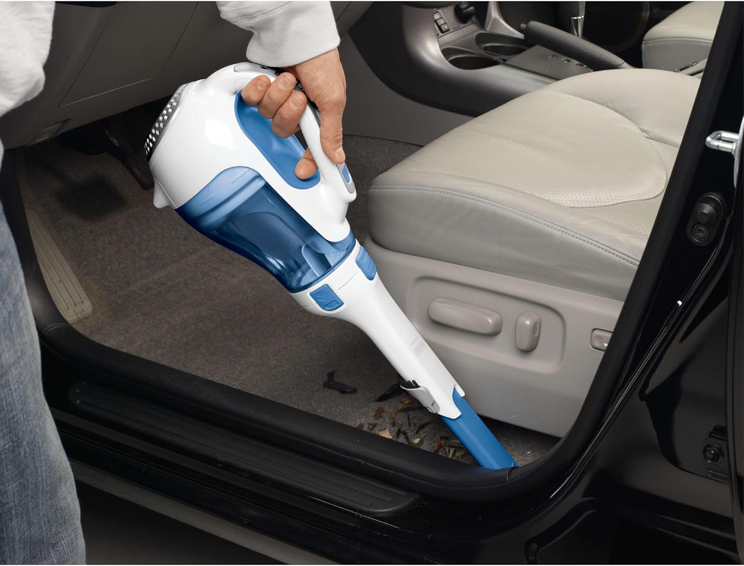 Handheld Vacuum, Cordless Car Vacuum Portable 12V, with Rotating and Extendable Nozzle (HHVI320JR02)