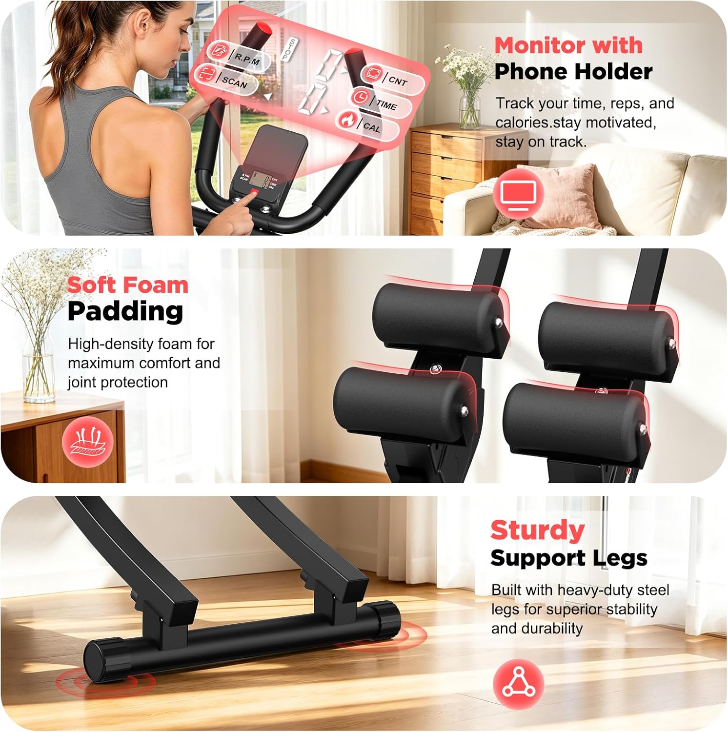 Dual Track Ab Machine, Exercise Equipment