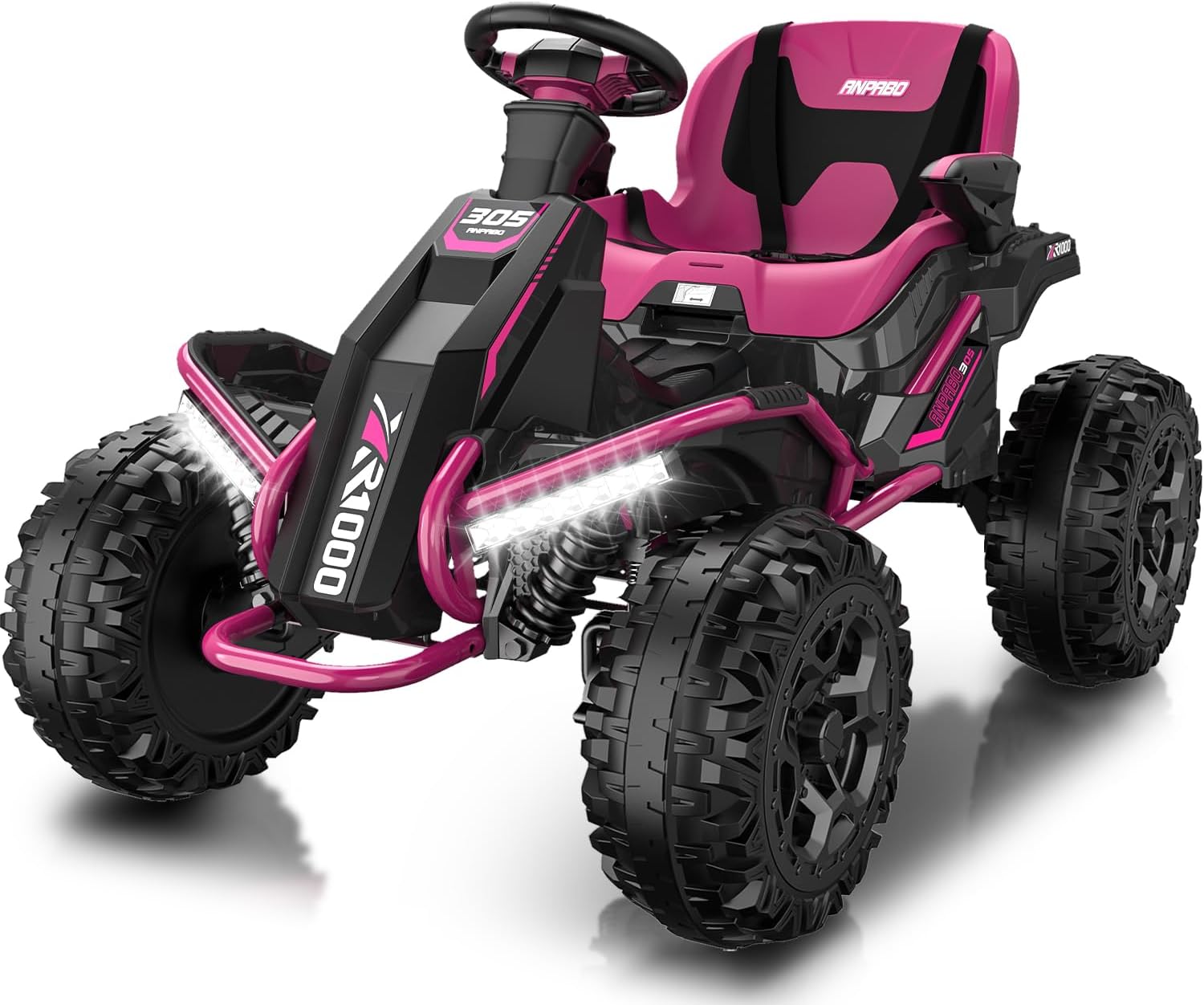 24V 4x4 Ride On Toys Adjustable Wide Seat