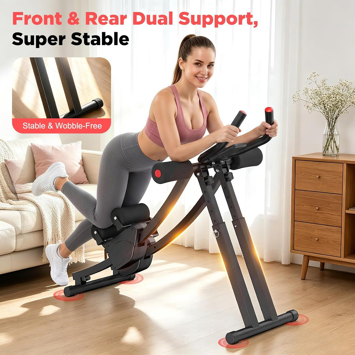 Dual Track Ab Machine, Exercise Equipment