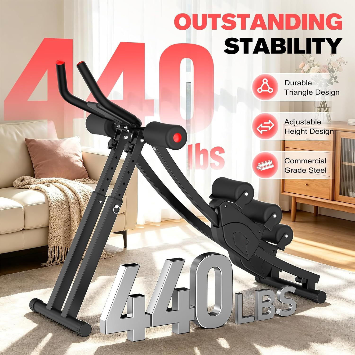 Dual Track Ab Machine, Exercise Equipment