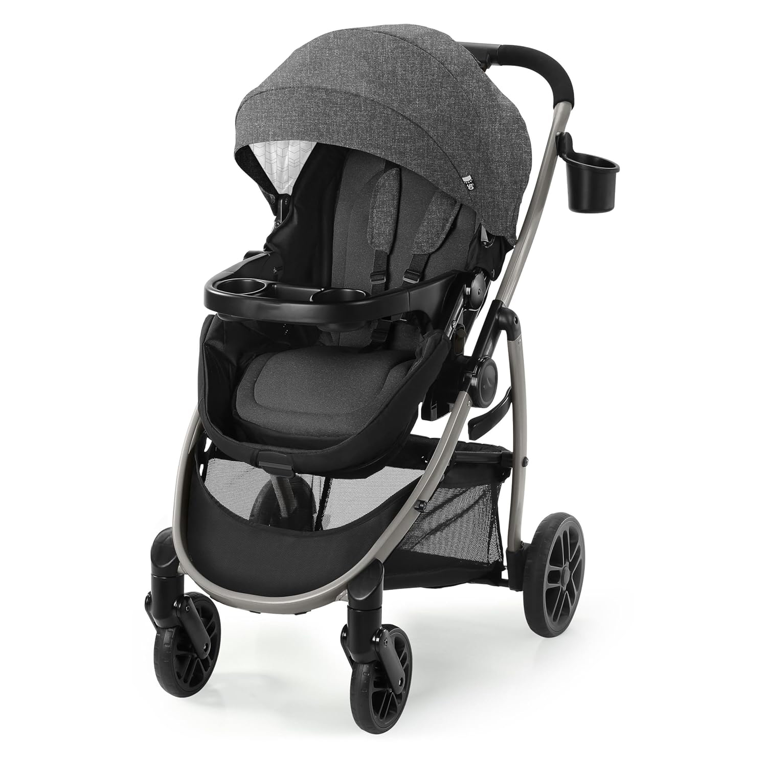 Modes Pramette Travel System, Car Seat and Stroller Combo, Includes SnugRide LX Infant Car Seat and Baby Stroller, 3 Modes: Car Seat Carrier, Pramette, Toddler Stroller, Ellington
