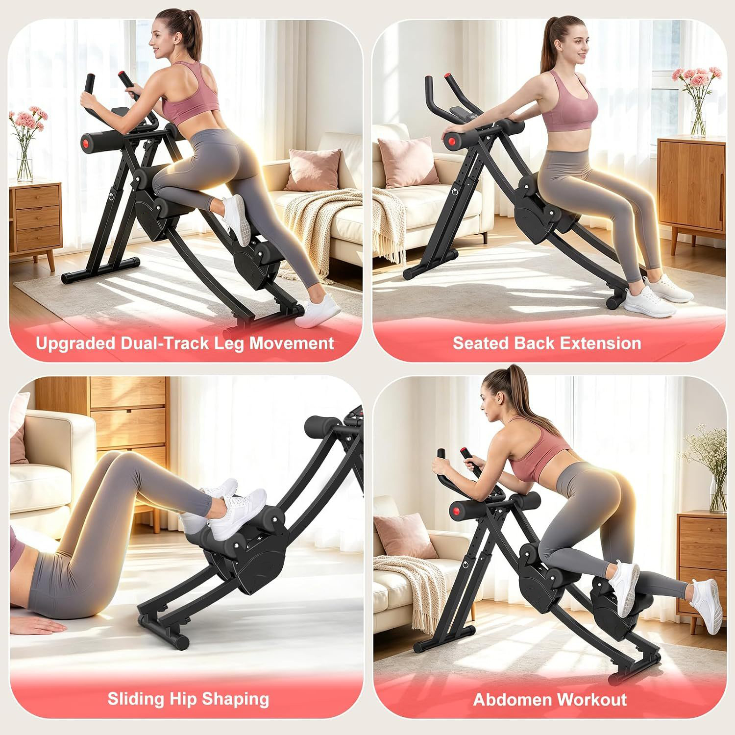 Dual Track Ab Machine, Exercise Equipment