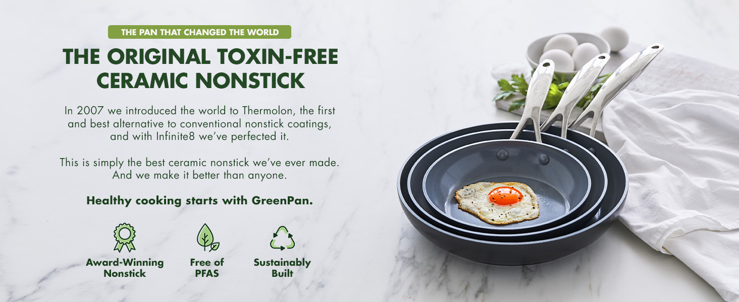 Greenpan, cookware, non-toxic, pfas-free, nonstick