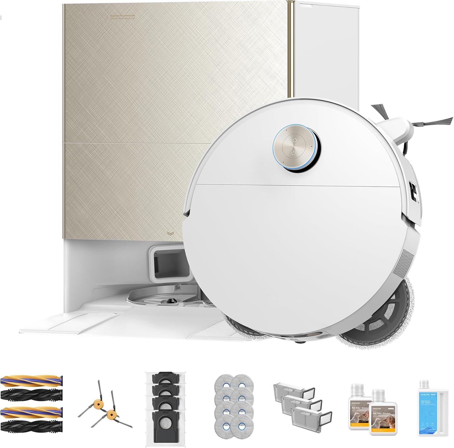 X60 Ultra Robot Vacuum and Mop, 3.13in Ultra-Thin Design, 3.47in Obstacle Clearing, 35,000Pa Suction, Self Emptying&Refilling, Mop Self-Cleaning, 100% Detangling, 280+Obstacle Avoidance, Black