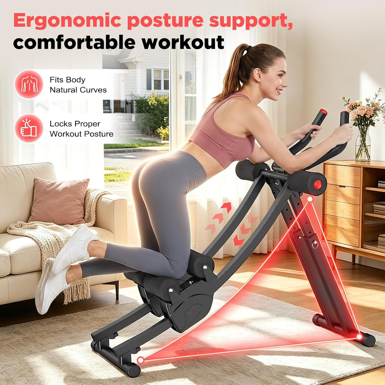 Dual Track Ab Machine, Exercise Equipment
