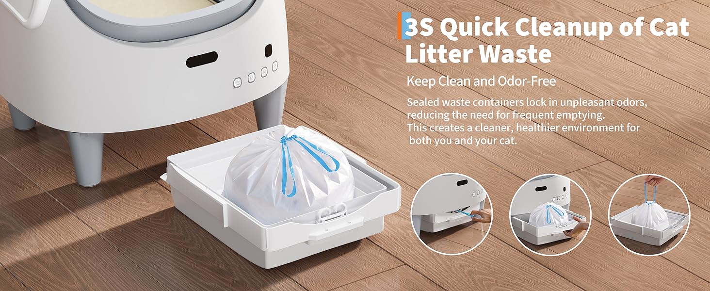 automatic litter box self cleaning