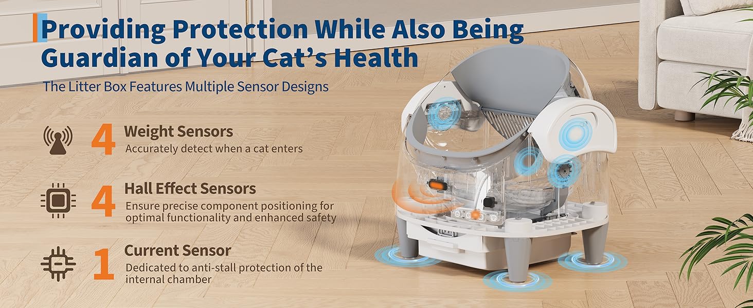 cat litter box automatic cleaning