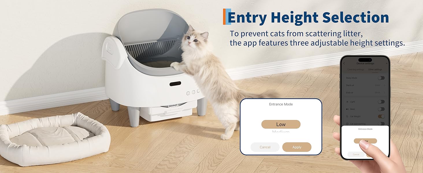 self cleaning cat litter box