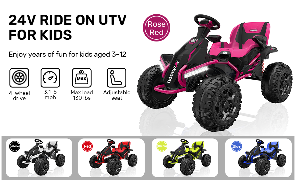 24v ride on toys for big kids