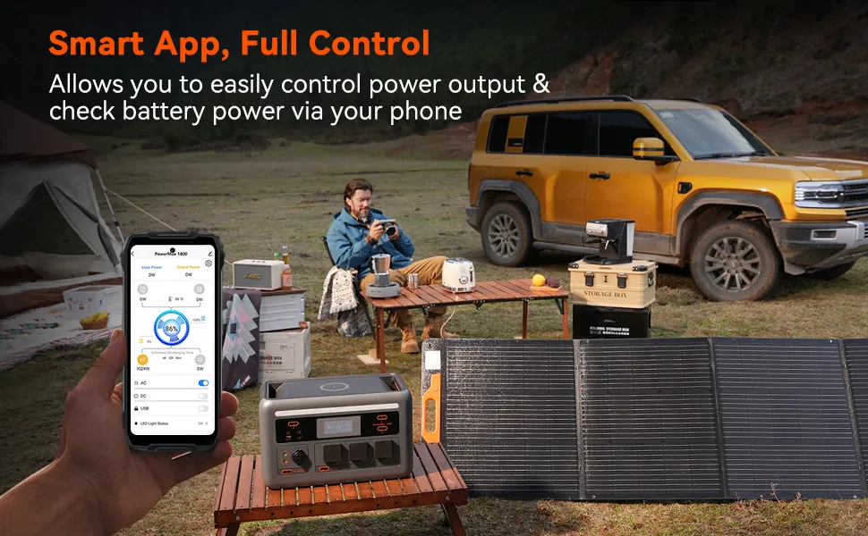 1800W Solar Power Station PowerMax 1800SE