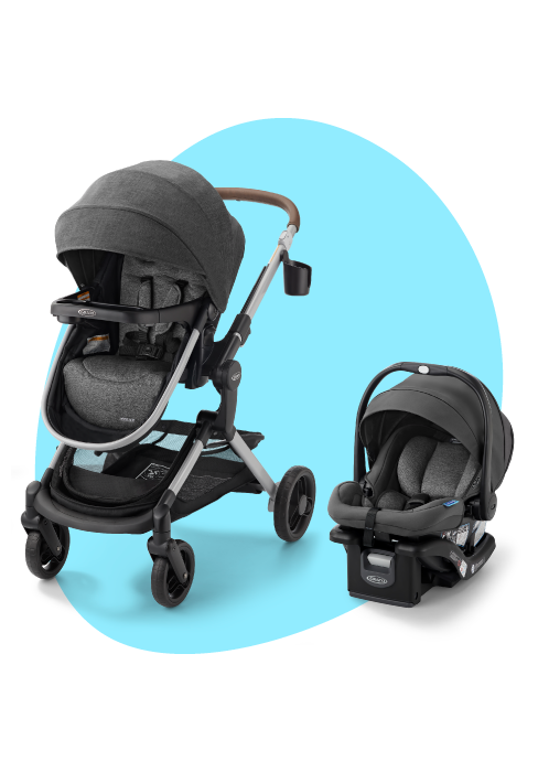 Graco Modes Pramette 3-in-1 Travel System Modes Nest reversible child adjustable car seat infant