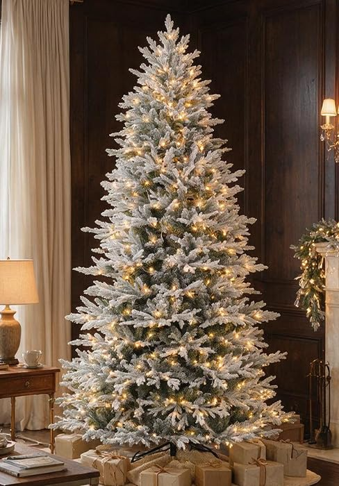 12ft Prelit Luxury Christmas Tree with Remote, Quick Connect