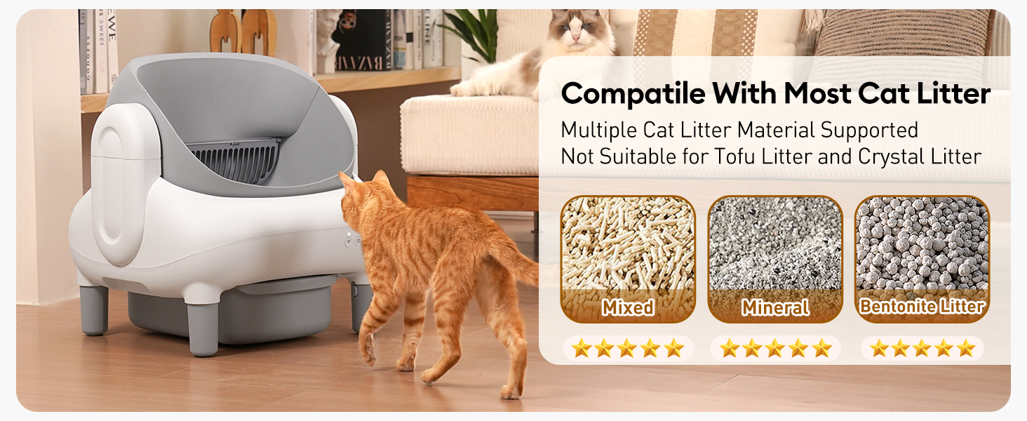 Suitable Cat litter