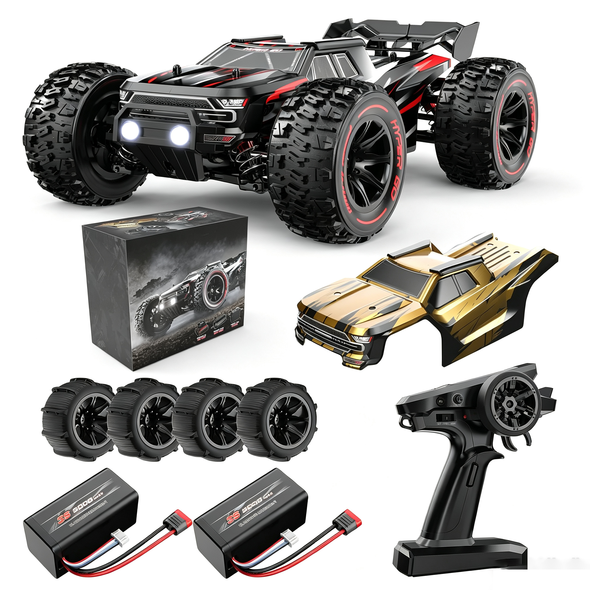 Brushless RC Cars for Adults Fast 50 mph