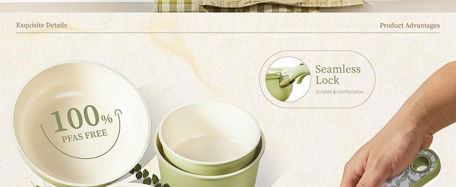 pots and pans set non stick