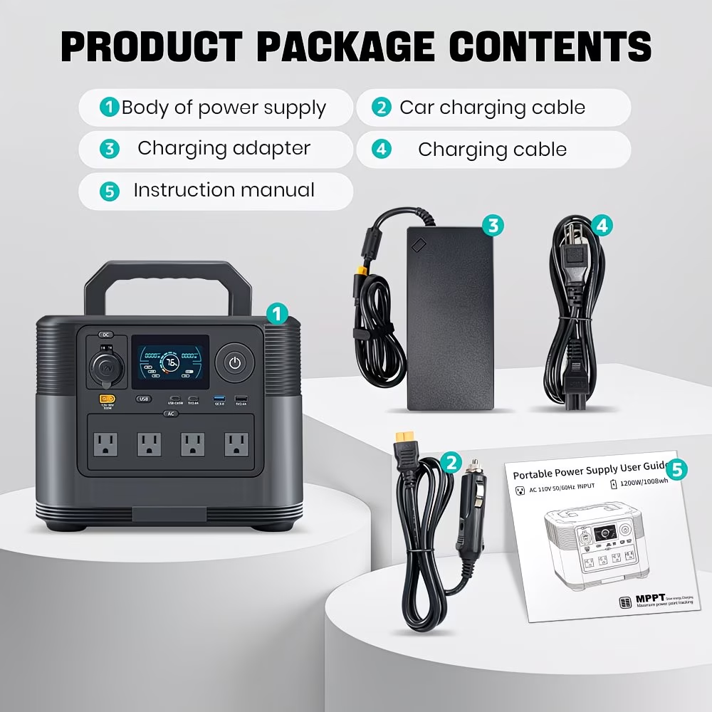 🎉Last Day 80% OFF⏰️1800W Solar Power Station PowerMax 1800SE