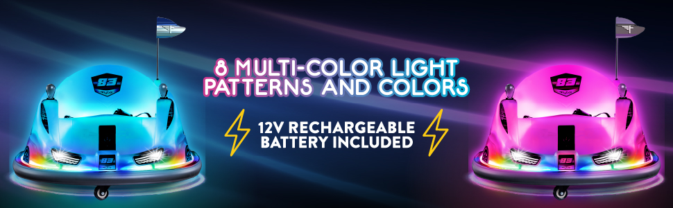 12V GLOW BUMPER CAR