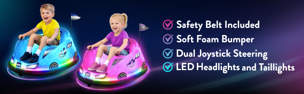 12V GLOW BUMPER CAR