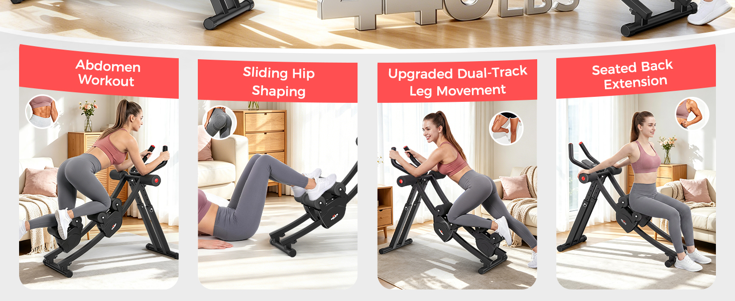 Dual-track waist trainer
