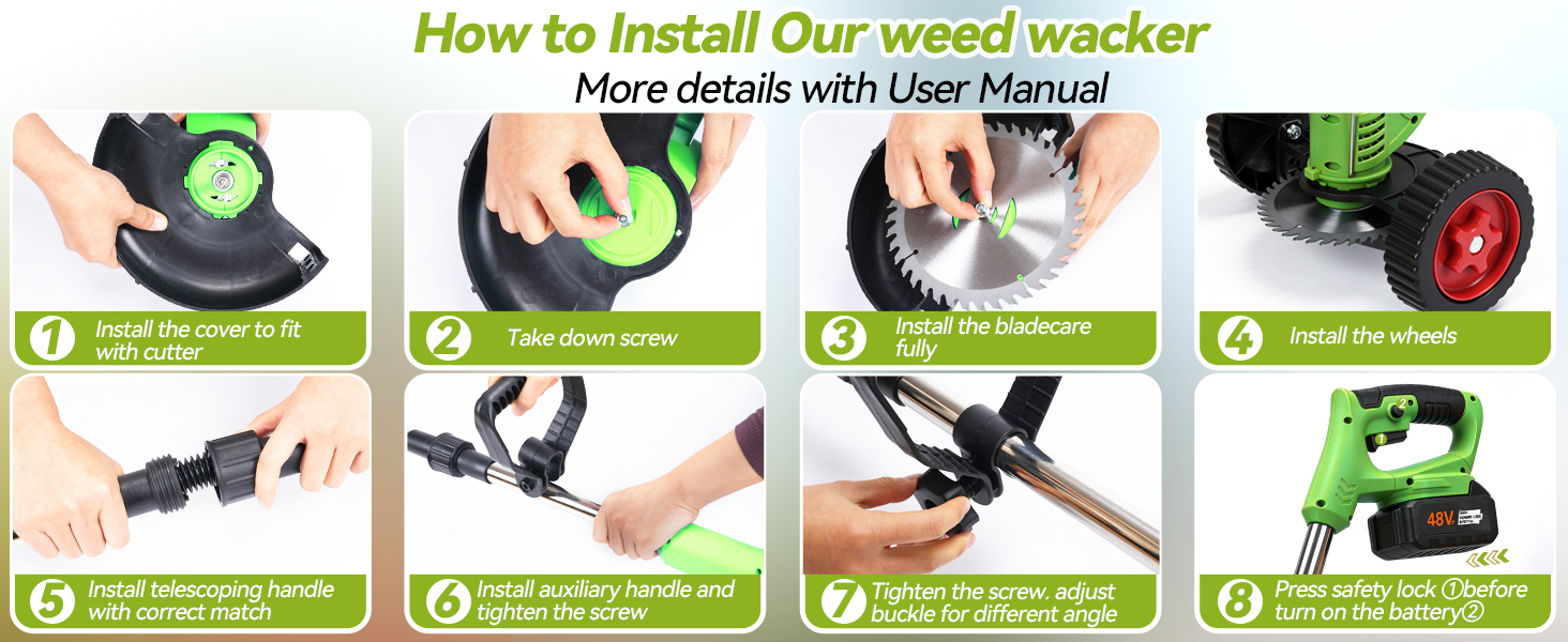 Cordless Weed Wacker 10