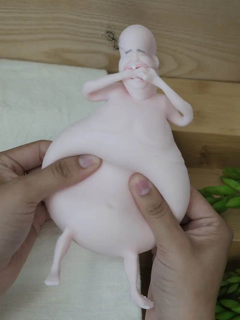 Rene TheMugly Doll – Choose Firmness & Filling (Sand or Gel) – Funny Squishy Stress Toy – Great Birthday, Holiday, or White Elephant Gift