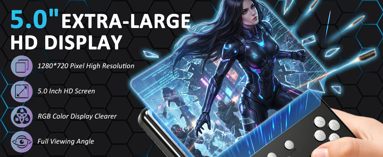 H5 Handheld Retro Game Console