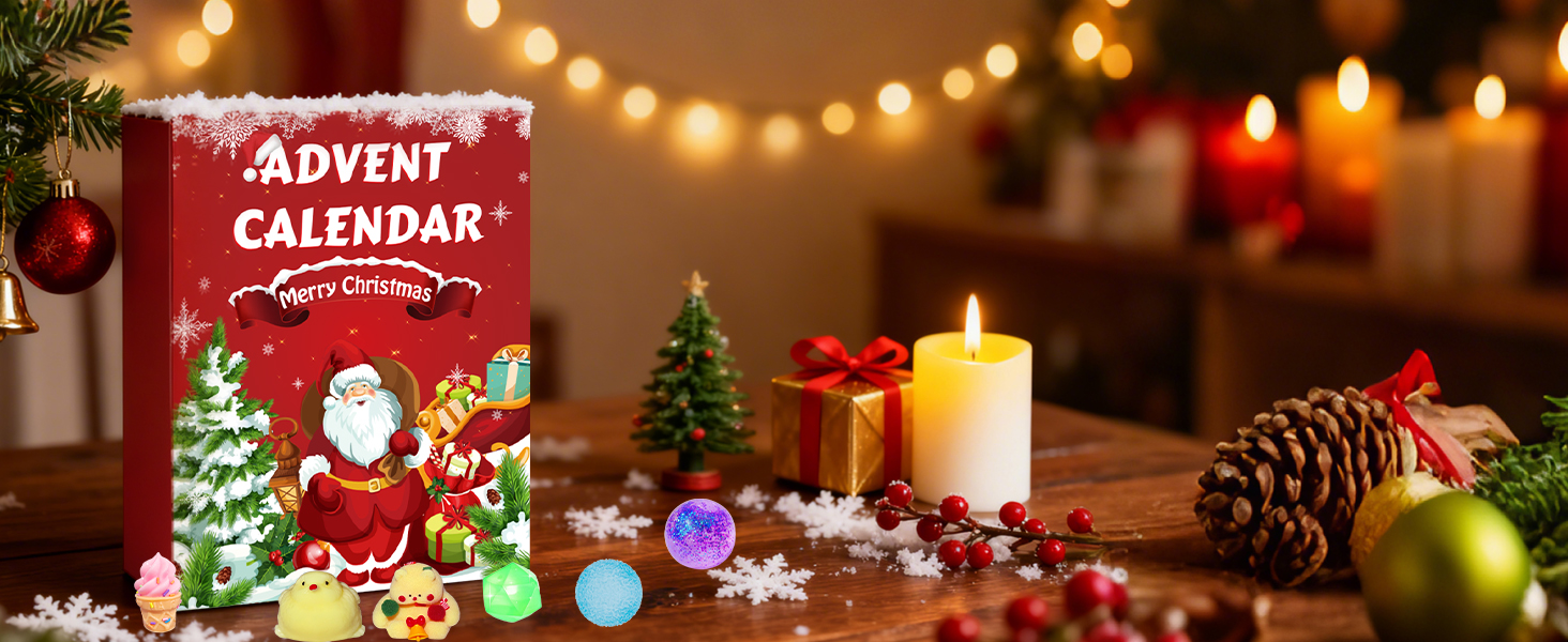 Squishy calendar and gift presentation