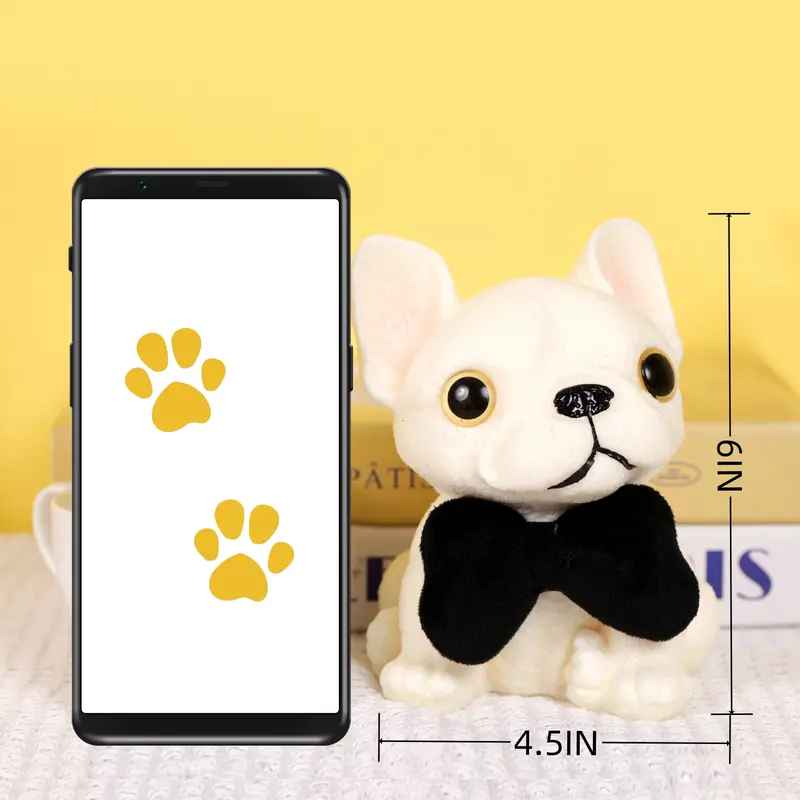 RAPOLL Large Taba Handmade Silicone Squeeze Toy - Cartoon Stress Relief Toys for Autism, Hyperreal Kawaii Simulation Cat/Dog, DIY Unique Gifts, Squishys