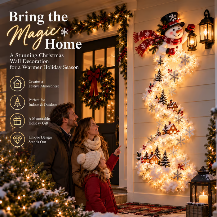 Christmas Magic Trail Wall Light — Turn Your Wall Into Christmas