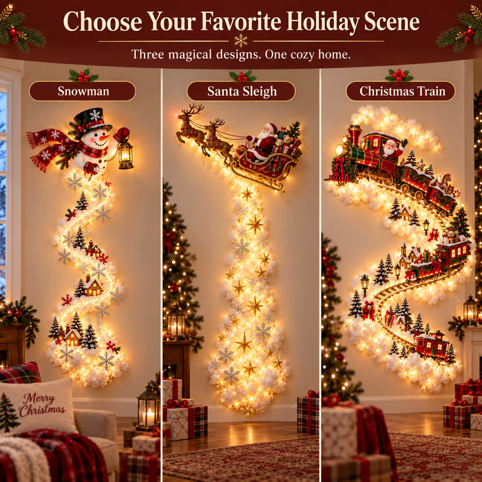Christmas Magic Trail Wall Light — Turn Your Wall Into Christmas
