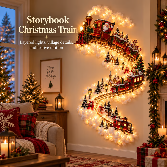 Christmas Magic Trail Wall Light — Turn Your Wall Into Christmas